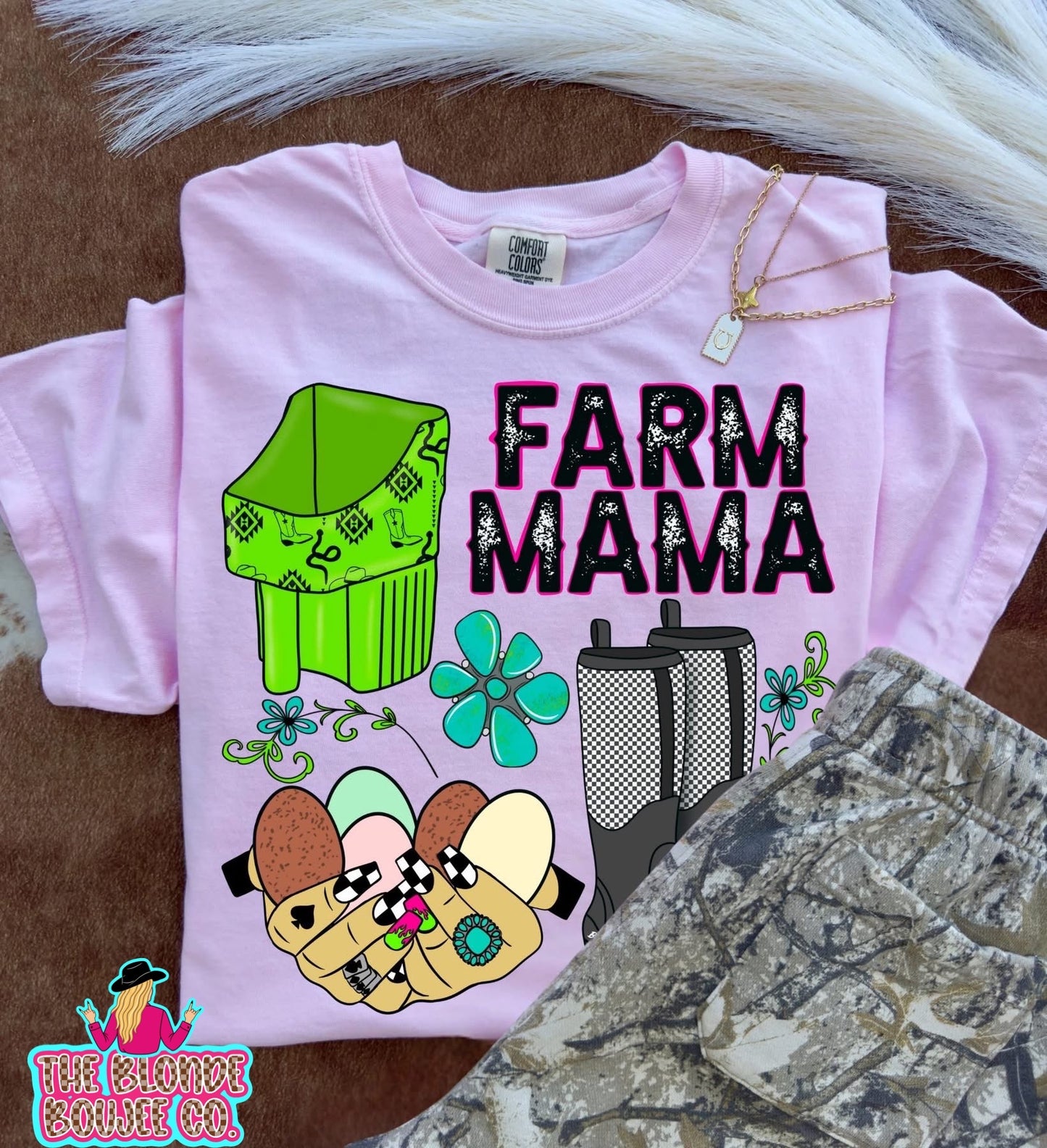 Farm mama tee