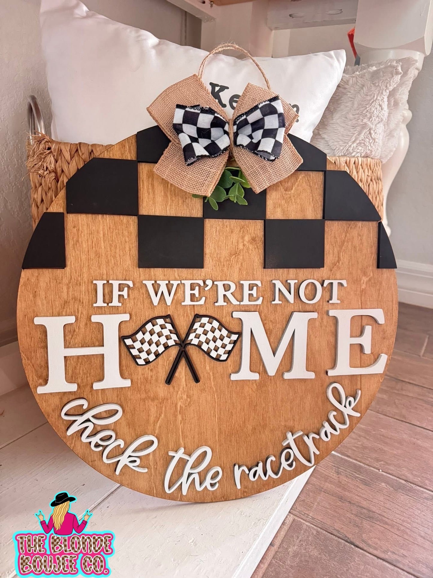 17” round racing door hanger