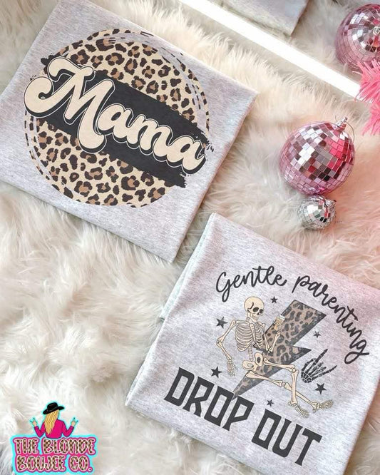 Sublimation Leopard Mama Circle